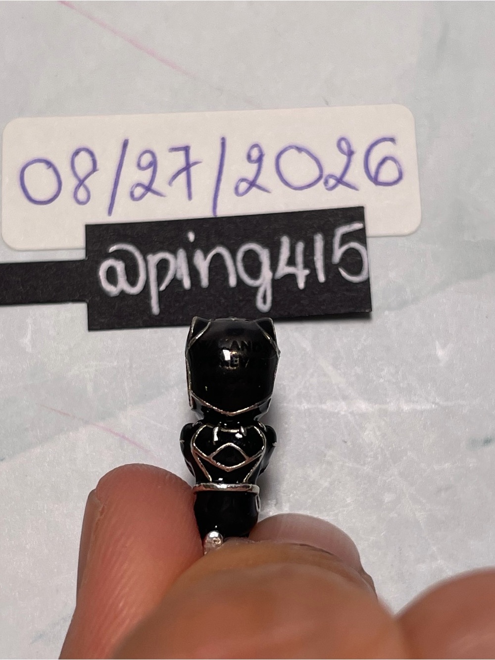 Pandora Marvel Black Panther charm - Picture 11 of 15